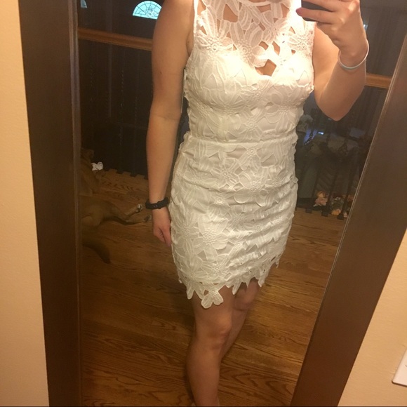 Crochet Bodycon Dress - Picture 7 of 8